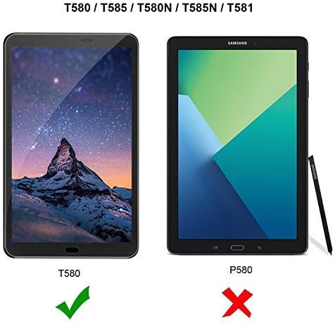 Gerutek[2-Pack Samsung Galaxy Tab A 10.1 inch 2016 (SM T580/ T585/ T581) Screen Protector, Premium Tempered Glass Protector with [9H] [Ultra Clear] [Scratch Resist] [Bubble Free] for Samsung Tab A6