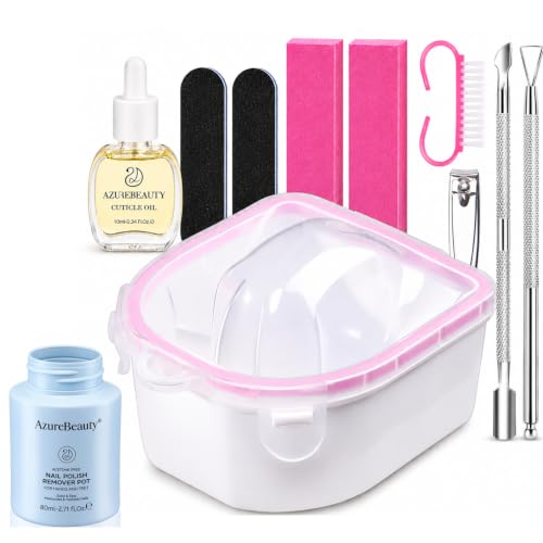 Azurebeauty Nail Polish Remover Pot, Acetone-Free