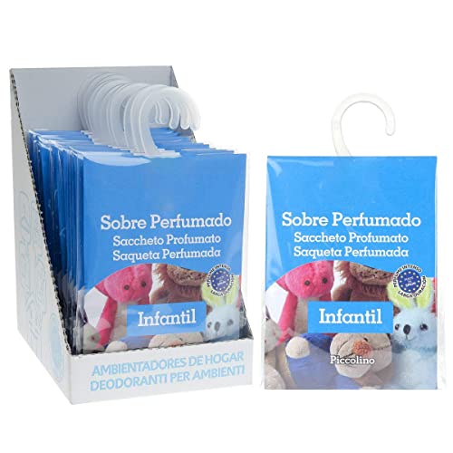 Sobres Perfumados, Bolsitas Aromáticas Aroma Infantil, Saquitos para el Armario, Cajón, Ropa de Bebé, Zapatero, Maleta (Infantil, 12 PCS)