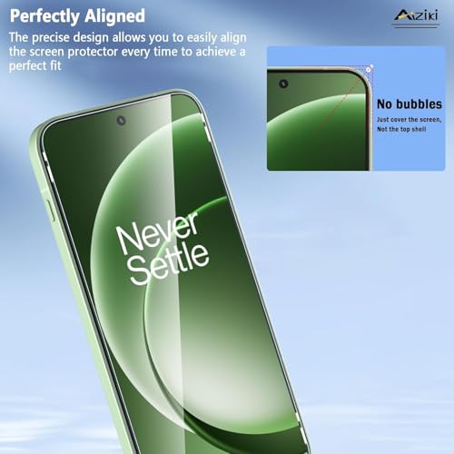 Image of vizer 9H Tempered Glass Screen Protector for OnePlus 15R (6.83 inch) | Full Edge-to-Edge Coverage | HD Clear | Bubble-Free Easy Installation | Military-Grade | Case Friendly | Black