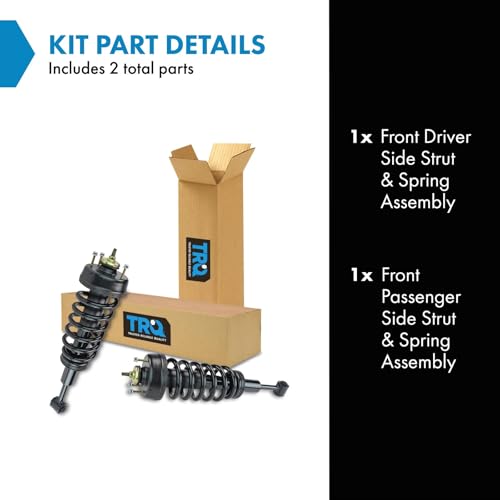 Image of TRQ Front Strut and Spring Assembly Set 2 Piece