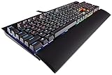CORSAIR K70 LUX RGB Mechanical Gaming Keyboard - USB Passthrough & Media Controls - Linear & Silent - Cherry MX Silent - RGB LED Backlit