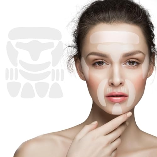 CGPVTSJ Facial Wrinkle Patches-16Pcs Anti Neck Wrinkle Patches Face Tape Forehead Wrinkle Patches...