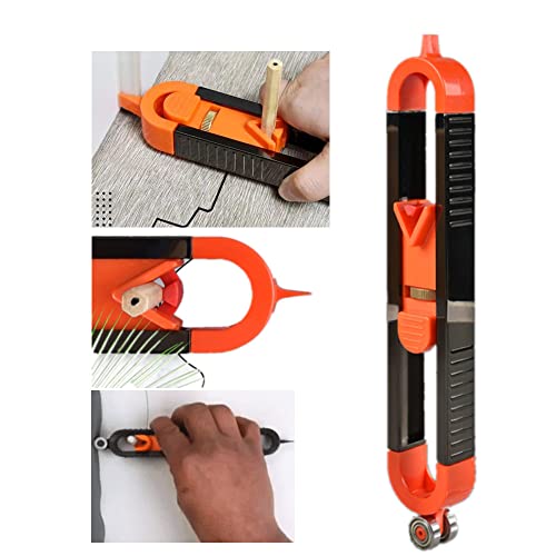 Règle de traçage de profil, jauge de contour pour copier avec précision les outils de formes irrégulières, jauge de contour avec verrouillage, verrouillage réglable