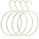 4 Stück Goldene Nordische Schal-Ringe Kleiderbügel Für Gürtel Krawatten Und Accessoires Multifunktionale Aufbewahrungslösung Für Den Kleiderschrank