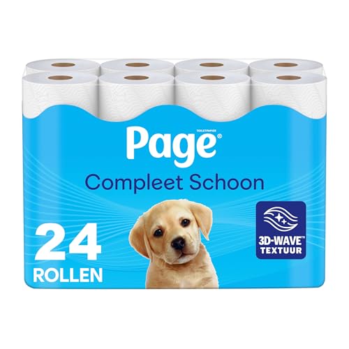 Page toiletpapier - Compleet Schoon wc papier - 24 rollen - met een vleugje katoen - Voordeelverpakking