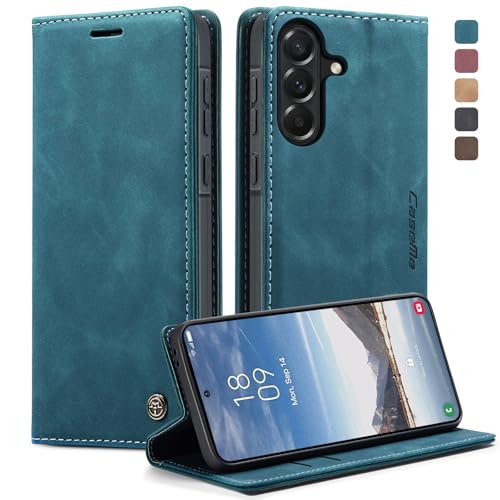KZB Coque pour Samsung Galaxy A37 5G Etui Premium Housse en Cuir Pochette Protection Portefeuille Rabat Clapet Case Porte Carte Magnétique Flip Étui pour...