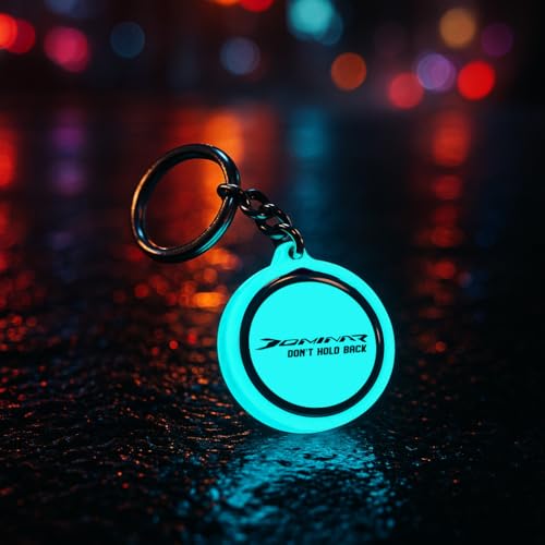 Image of Mi Glow Store Glow in Dark Keychain for Bike Men | Gift for Man | Bike Accessories | Charges in Light Glows in Dark | Key chain for Bike