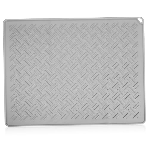 Esterilla escurreplatos resistente a altas temperaturas y protector térmico de cocina 2