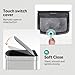 WLIVE 16 Gallon Motion Sensor Trash Can, 60 Liter Automatic Kitchen Trash Can with Soft Close Lid, Touchless Electronic Smart Stainless Steel Waste Bin for Kitchen, Office, Silver