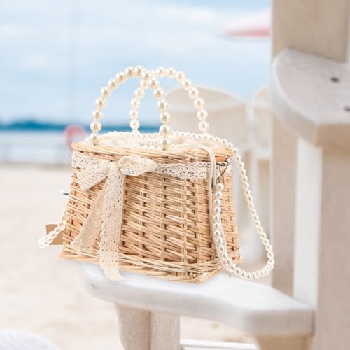 Sac de plage léger résistant et chic en perles