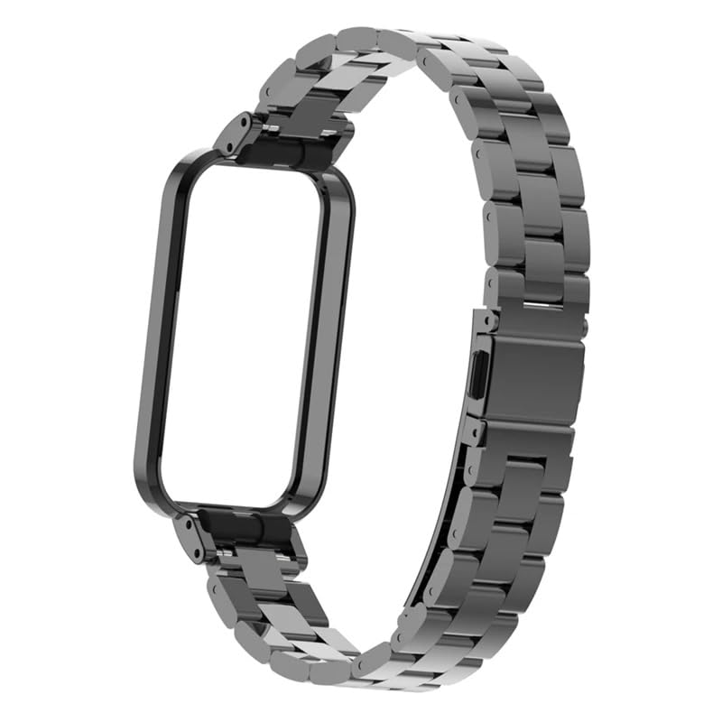 ILOFT Silicone Waterproof Replacement Watch Strap Band For REDMI SMART BAND PRO ONLY (Not for Redmi Smart Band) (Metal Black) (B0CTMQ2ZG8) Amazon Price History, Amazon Price Tracker