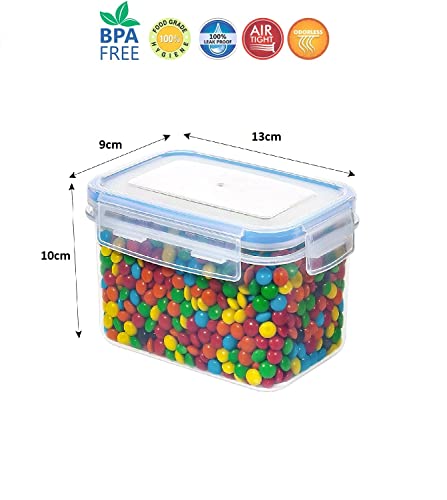 Image of Antorn Airtight Storage Container, BPA Free Dry Food Containers for Fridge, Airtight Plastic Storage Container (800ml,Pack of 2)