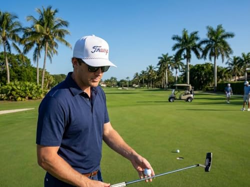 Image of Curves & Clubs Trump Golf Hats - One Size Adjustable Men's Hat - Breathable & Durable Trump Rope Hat - Perfect Golf Gift