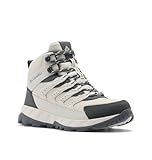 Columbia Women's Strata Trail Mid Waterproof, Cloud Grey/Dark Grey, 8