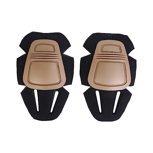 ACEXIER Tactical Pants Combat Protective Knee Pads Cotton TPE Paintball Airsoft Knee Protective Military Hiking Sports (RG)