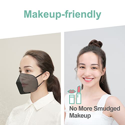 Medtecs KN95 Face Masks Disposable Individually Wrapped, 5 Ply