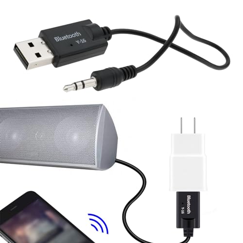 Cable adaptador USB Bluetooth a AUX 3.5mm 2PCS miniatura 3