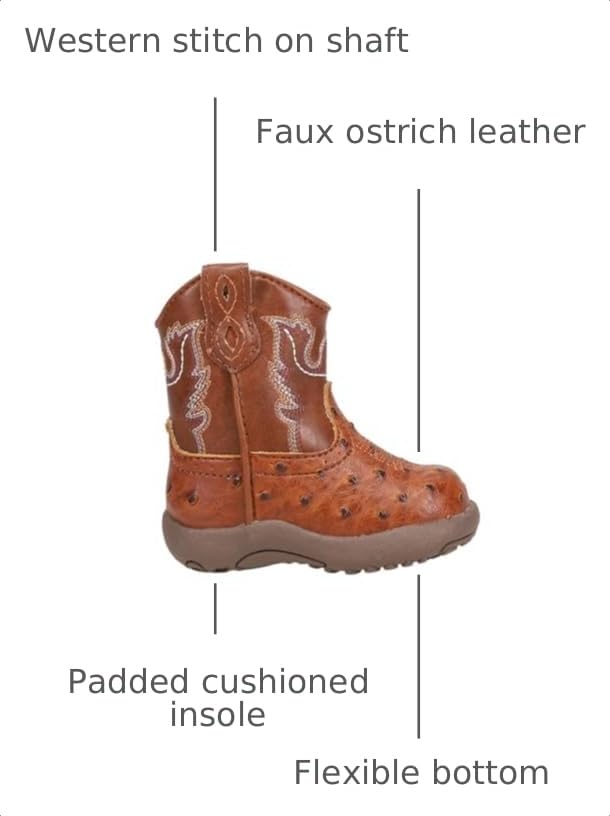 ROPER Womens Bumps - K Boots, Tan, 9 Little Kid US - image 2