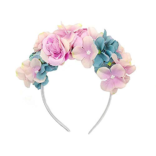 Preisvergleich Produktbild MSYOU Haarband mit künstlichen Blumen, für Kinder