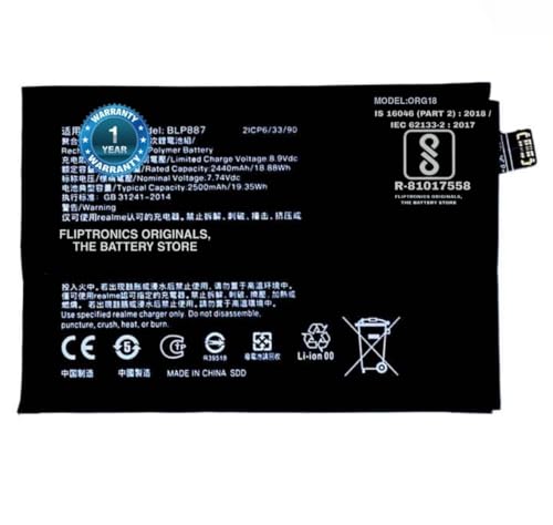 Image of Original BLP887 Battery for Realme GT Neo 2, Realme GT Pro 2 (BLP887) Battery with 1 Year Warranty**** (P73)