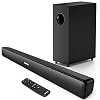 Saiyin Soundbar mit Subwoofern, Soundbars für TV 29 Zoll Bluetooth,2.1 Kanal TV Lautsprecher Surround-Soundsystem