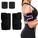 RENQIDD Confitone Armstraffung, Confitone Arm Trimmer, 3x schnellerer doppelter Druckschutz, atmungsaktives Gummiband, Confitone Arm (Black 2 Pcs)