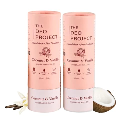 Image of Coconut & Vanilla Natural Underarm Roll On (Pack of 2)