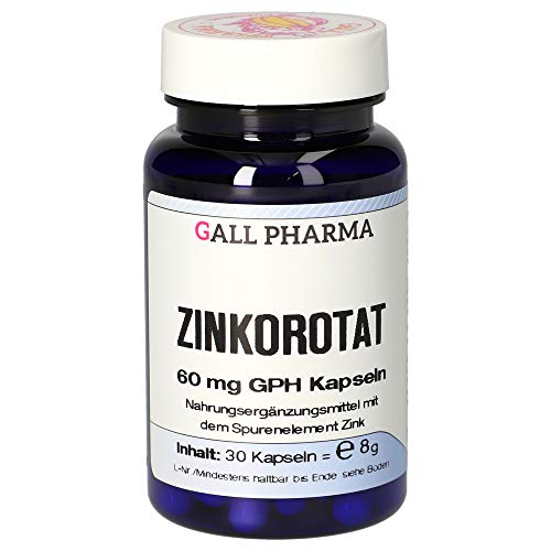 Gall Pharma Zinkorotat 60 mg GPH Kapseln, 30 Kapseln Cover
