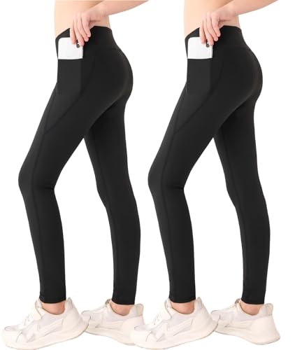 2PCS Girls Sports Leggings with Pockets Black Athletic Leggings Activewear Leggings Active Yoga Pants Running Leggings for Kids Youth Girls Size 11-12 10-12 12-13 9-10 8-10 6-8 7-8 9-11 13-14 Years 2PCS Girls Sports Leggings with Pockets Black Athletic Leggings Activewear Leggings Active Yoga Pants Running Leggings for Kids Youth Girls Size 11-12 10-12 12-13 9-10 8-10 6-8 7-8 9-11 13-14 Years