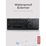 Lenovo 300 USB Keyboard, Wired, Adjustable Tilt, Ergonomic, Windows 7/8/10, GX30M39655, Black - Image 5