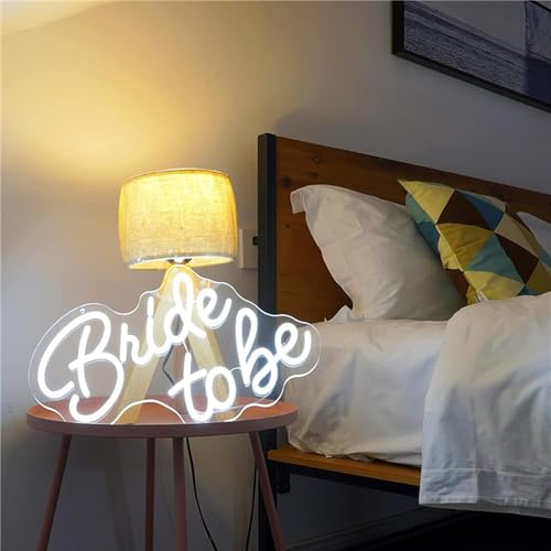 Letrero de neón LED para novia que soluciona paredes vacías en salas de fiestas 5