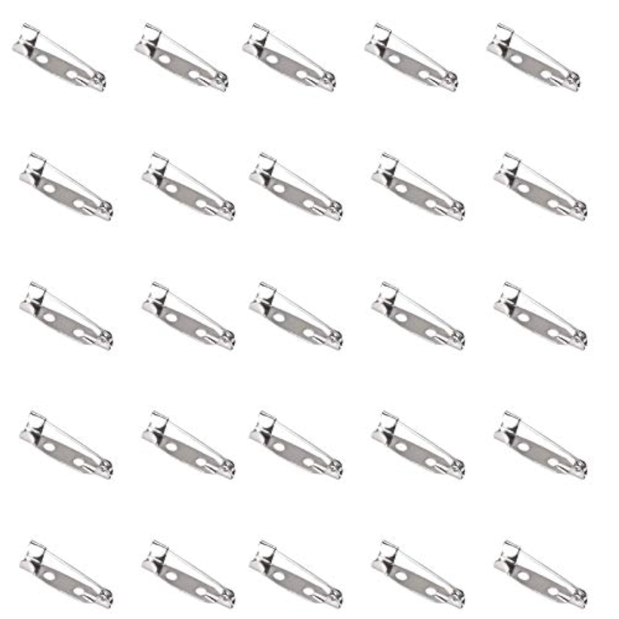 Bulk Set of 40 Locking Safety Brooch Pins, Craft Essentials