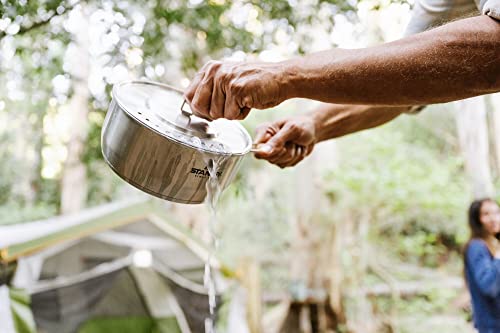 Stanley Even Heat Essential Pot Set, 4-Piece Camping Cookware Set with Stainless Steel Pots and Pans, Utensils, Lids, and Cooking Accessories, Outdoor Travel Kit for Campsites, Hiking, and More - Image 7