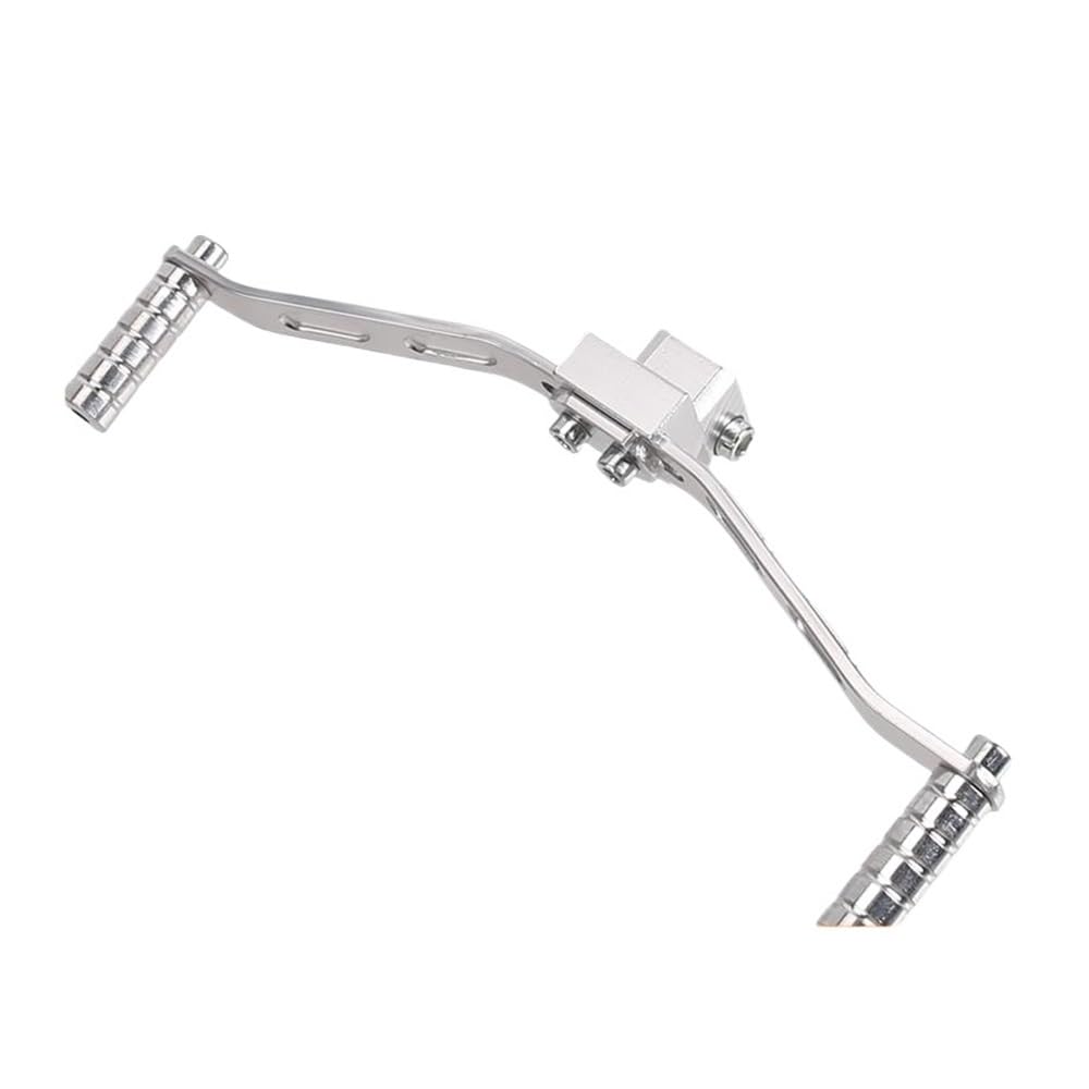 Uuipip Silvery Motorcycle Gear Shift Lever Motorcycle Accessories Universal Shift Lever Foot Pedal Shifter Foot-Operated Shifter Heel-Toe Pedal Shift