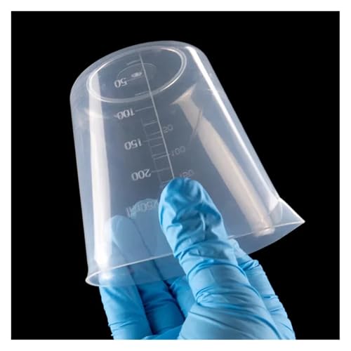 Verre Mesureur 100 ml Lot de 6 Gobelets Doseurs en Plastique pour Cuisine