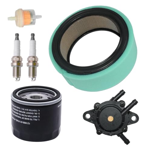 Cylinman 12 050 01-S Oil Filter 24 883 03 Air Filter Fit for Kohler CH18 CH20 CH22 CH23 CH25 CV18 CV20 CV22 CV23 CV25 Replaces 2488303-S1 with Fuel Pump