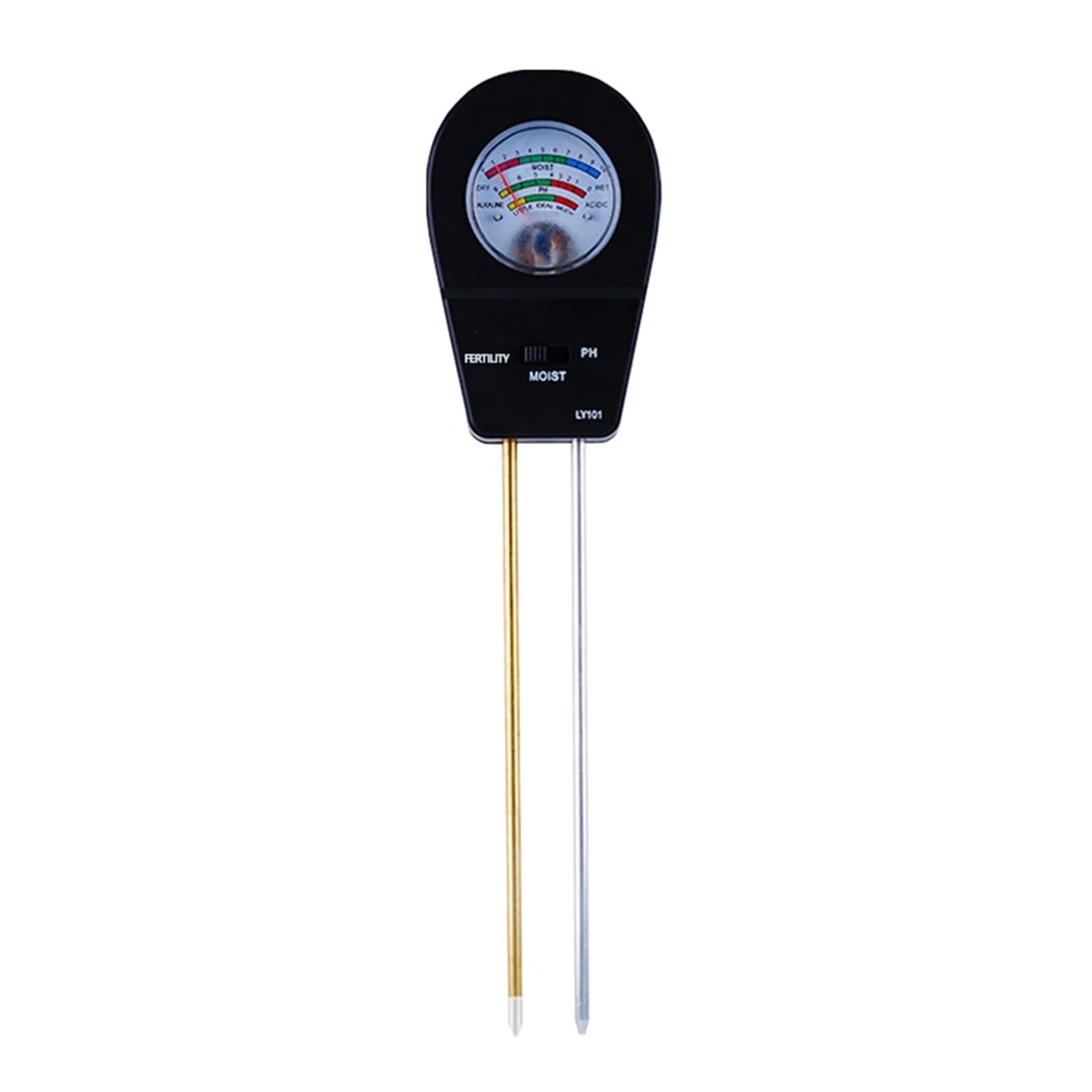 JVDDI 3in1 Soil Tester PH Meter Moisture Soil Fertility Meter Plant Growth Environment Monitoring(Nero)