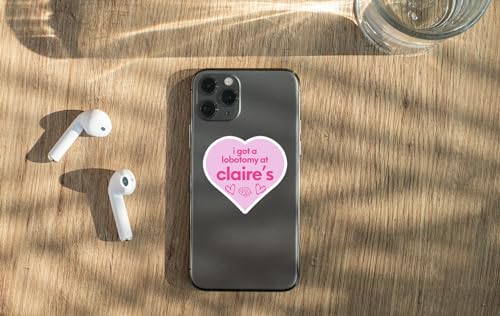 Image of 3PCS I Got A Lobotomy Bumper Sticker, Funny Waterproof Vinyl Sticker for Hard Hat Laptop Water Bottle Phone Case Merchandise Decor Decal Stuff Birthday Gift for Her Him Adults Kid