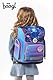 Baagl Schulranzen Mädchen Set 5 Teilig (Ergo Schultasche für 1. Klasse, Mäppchen, Turnbeutel, Schürze, Brustbeutel), Grundschule Ranzen, Ergonomischer Schulrucksack, 19 l (Axolotl)