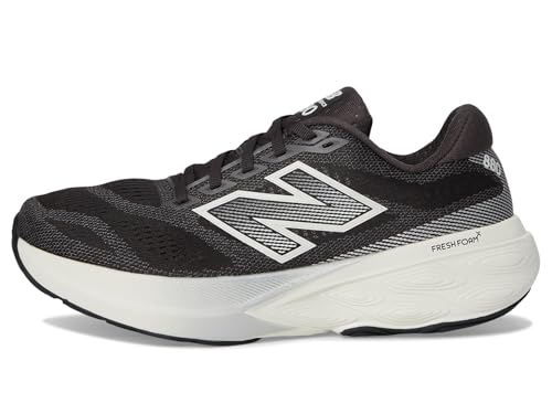 New Balance Women's Fresh Foam X 880 V15 Running Shoe, Black Cement/Sea Salt/Silver Metallic, 8.54