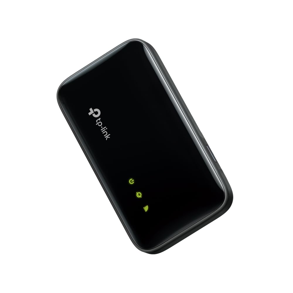 TP-Link M7400 4G+ LTE Mobiler WLAN Router Dualband Cat6, bis zu 300 Mbps Download & 50 Mbps Upload, 2100 mAh Akku, kompatibel mit alle SIM-Karten, unterstützt bis zu 32 Geräte & 2-TB microSD