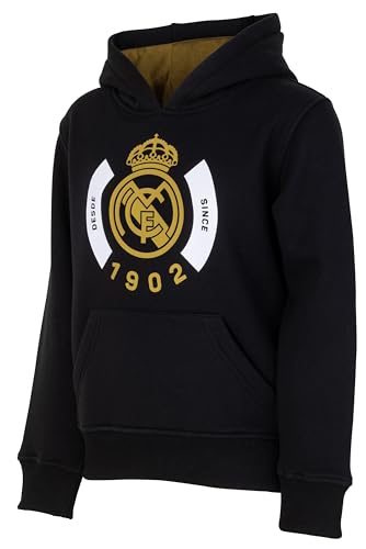 Real Madrid Sweat Capuche Collection Officielle - Taille Enfant garçon 10 Ans