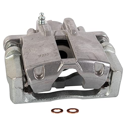 Image of TRQ Rear Right Brake Caliper w /Bracket Passenger Side