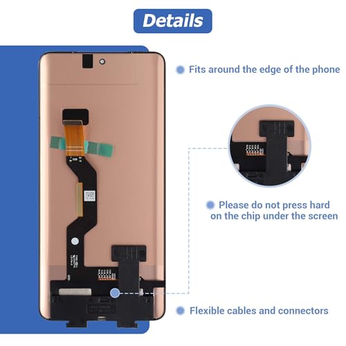 Image of New LCD Touch Screen Digitizer Assembly Compatible with Moto Edge 60（Edge 60 Fusion /Edge 60S /Edge 2025） [6.67 inch] with Repair Tools-