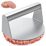 【Multifunzione Hamburger Attrezzo】Adatta per cucinare hamburger, bistecche, panini, pancetta, carne alla griglia, formaggio e altri alimenti. È un'attrezzatura indispensabile per le grigliate all'aperto e può essere utilizzata per griglia, piastra di ferro, padella e altri utensili.