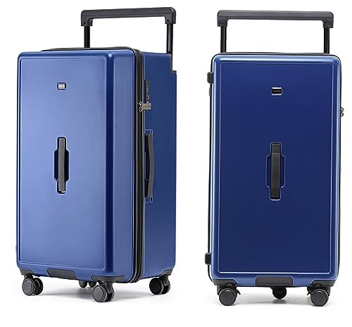 Business Travel Luggage 26inch Luggage Thickened Zipper Carry On Luggage Wide Trolley Wear-Resistant Suitcase(Yellow 26inch)4