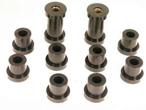 Image of Prothane 7-1023-BL Black Rear Spring Eye and Shackle Bushing Kit