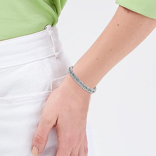 Charmsy 925 Sterling Silver Byzantine Bracelets for Women | Handmade Classic Byzantine Link Chain Bracelet Jewelry Gift for Her Mom Wife4