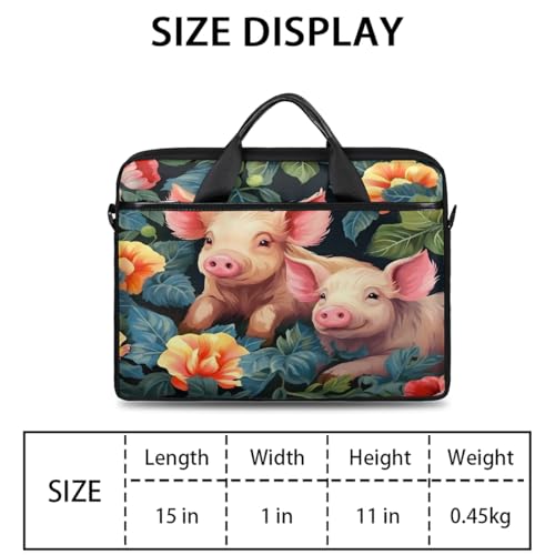 Bolso para portátil de 15 pulgadas con diseño animal miniatura 2